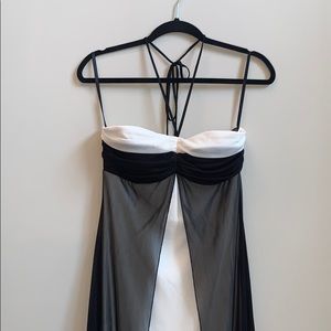 Taboo Formal Chiffon Halter Dress